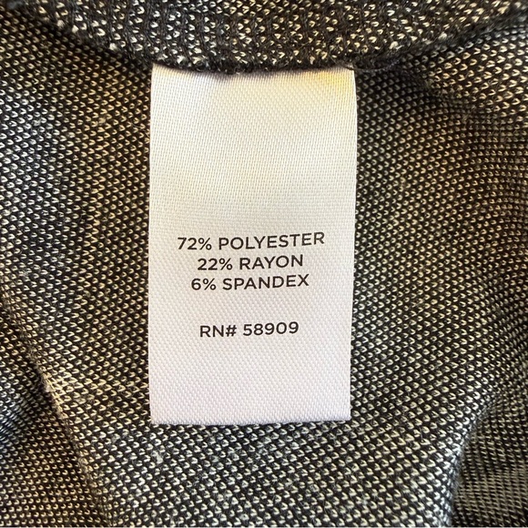 Westbound Black White Windowpane Plaid Button-up Grunge Urban Lumberjack Flannel - Picture 8 of 9